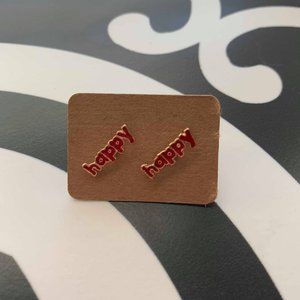 Happy earrings for Kids